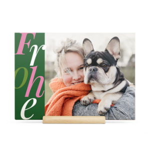 Floraqueen FR Carte Postale en Bois Personnalisable : Le Message de Félicitations Original et Mémorable