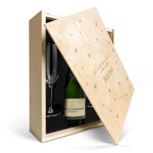 Floraqueen FR Coffret Champagne Moët & Chandon : Le Cadeau Luxueux et Personnalisé pour Célébrer