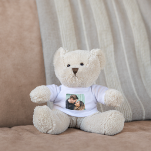 Floraqueen FR Peluche Personnalisée : Offrez un Ourson Unique avec Photo et Texte, le Cadeau Mémorable