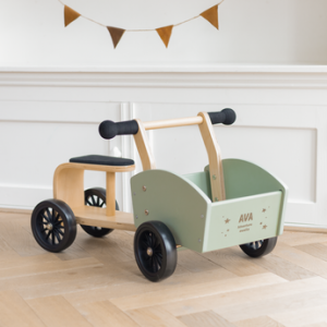 Floraqueen FR Vélo Cargo en Bois Personnalisé : L&rsquo;Éveil Ludique et Durable pour Chaque Enfant