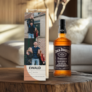 Floraqueen FR Whisky Jack Daniels Personnalisé : Offrez un Cadeau Mémorable avec Votre Message Unique