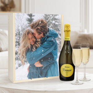 Floraqueen FR Coffret Prosecco Riondo : L&rsquo;Élégance Personnalisée pour Célébrer Chaque Instant Précieux