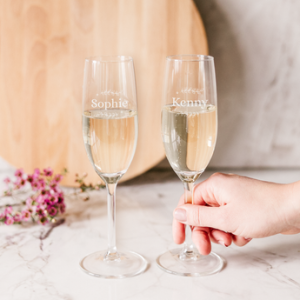 Floraqueen FR : Verres à Champagne Personnalisables – Célébrez Vos Moments Précieux avec Élégance