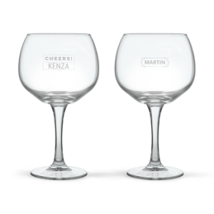 Floraqueen FR Verres Gravés Luxe : Le Cadeau Idéal et Personnalisé pour les Amateurs de Gin Tonic