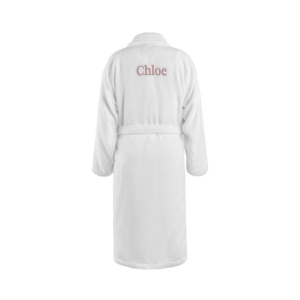 Floraqueen FR Peignoir Personnalisé : Offrez un Cadeau Unique et Confortable avec un Texte Brodé