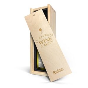 Floraqueen FR : Offrez un Vin Salentein Personnalisé dans son Luxueux Coffret Gravé pour un Cadeau Mémorable