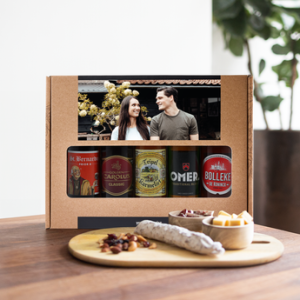 Floraqueen FR Coffret Bières Belges Personnalisé : Le Cadeau Idéal pour les Amateurs de Saveurs Authentiques
