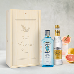 Floraqueen FR Coffret Cadeau Gin et Tonic : L&rsquo;Expérience Personnalisée Ultime pour des Moments Inoubliables