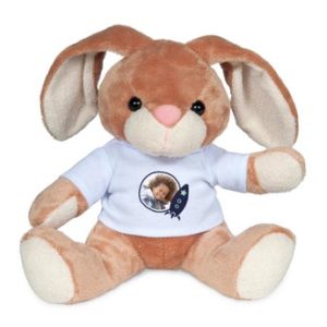 Floraqueen FR Peluche Personnalisée : Le Cadeau Émotionnel Idéal avec Votre Photo et Message Unique